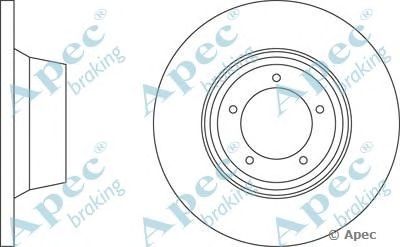 APEC BRAKING dsk509 -  Тормозной диск